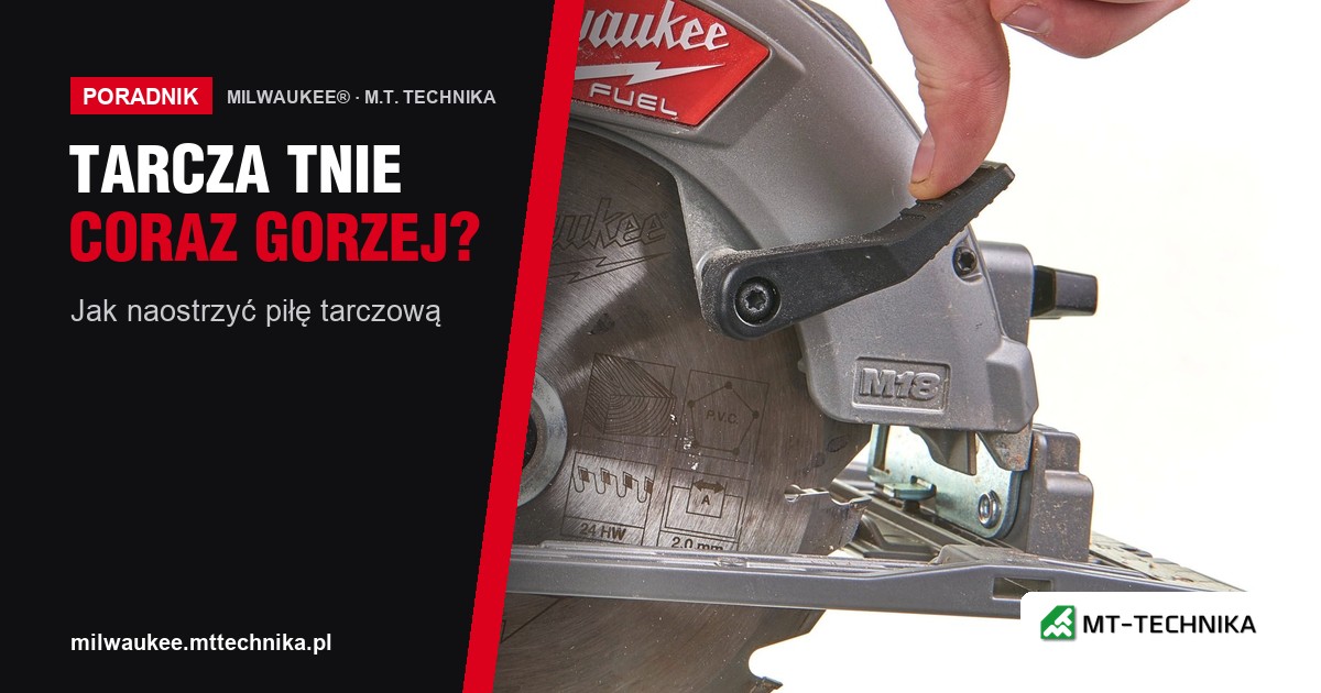 Wymiana tarczy w pilarce tarczowej M18 FUEL