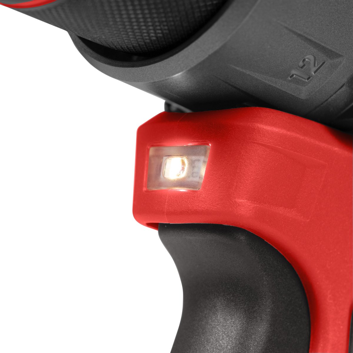Dioda LED oświetlająca miejsce pracy w wkrętarce M12