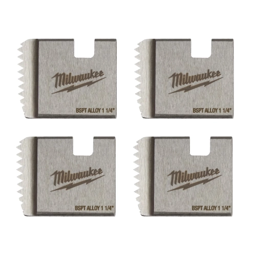 FPTD 1-1/4″ BSPT Alloy noże do gwintownicy (narzynki) 1¼″ BSPT ze stopu, do M18 FPT114 i FPT2 Milwaukee