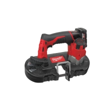 M12 BS-402C subkompaktowa pilarka taśmowa M12™, cięcie do 41 mm, 2 akumulatory 4,0 Ah, ładowarka, walizka Milwaukee – widok 2