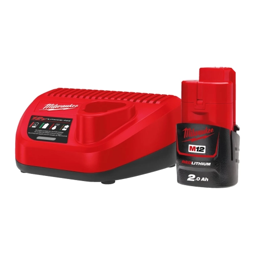 M12 NRG-201 zestaw 1 akumulatora M12™ 2,0 Ah, ładowarka C12 C Milwaukee