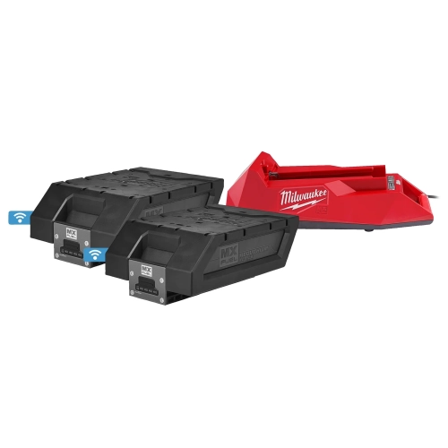 MXF NRG-406 zestaw 2 akumulatorów MX FUEL™ 6,0 Ah, ładowarka MXF C Milwaukee
