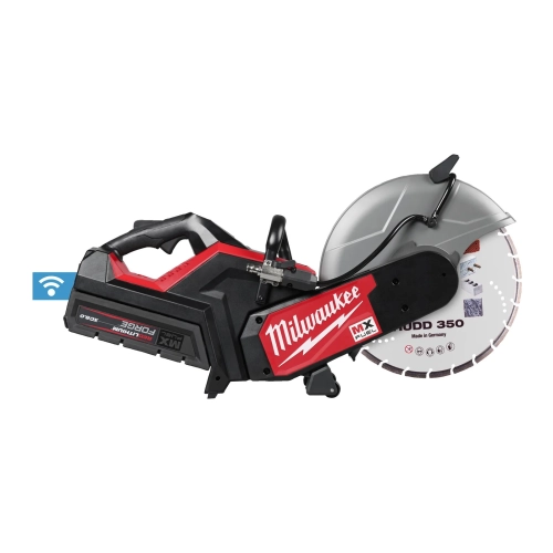 MXF COS350G2-802 przecinarka akumulatorowa MX FUEL™ 350 mm, 2 akumulatory XC608 8,0 Ah, ładowarka Milwaukee