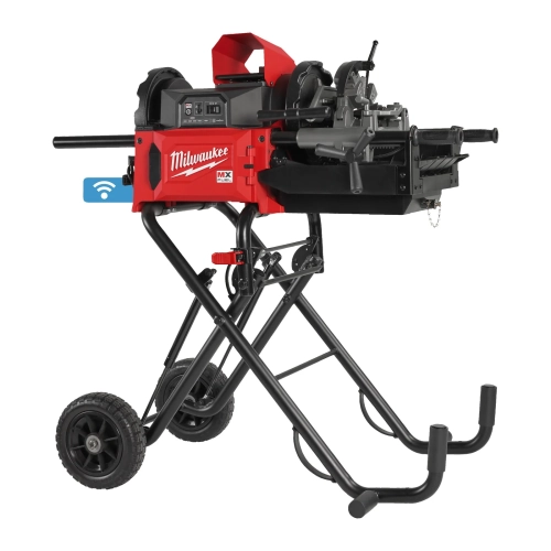 MXF PTR2-601 maszyna do gwintowania rur ⅛–2″ MX FUEL™ na wózku, ONE-KEY™, akumulator 6,0 Ah, ładowarka, matryce BSPT HS Milwaukee – widok 2