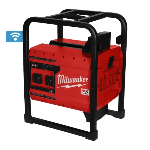 MXF PS-0 generator (źródło zasilania) MX FUEL™ 1800 W ciągłej, 3600 W szczytowej, 2 gniazda 230 V Milwaukee – widok 3