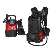 MXF SMP2-802 pompa zatapialna MX FUEL™ 320 l/min, 18 m, pilot, 2 akumulatory 8,0 Ah, ładowarka Milwaukee – widok 2