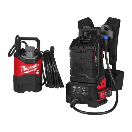 MXF SMP2-802 pompa zatapialna MX FUEL™ 320 l/min, 18 m, pilot, 2 akumulatory 8,0 Ah, ładowarka Milwaukee – widok 2