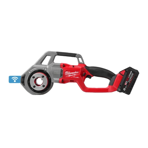 M18 FPT114-802C gwintownica akumulatorowa do rur ⅛–1¼″ FUEL™, AUTOSTOP™, ONE-KEY™, 2 akumulatory 8,0 Ah, ładowarka, wali