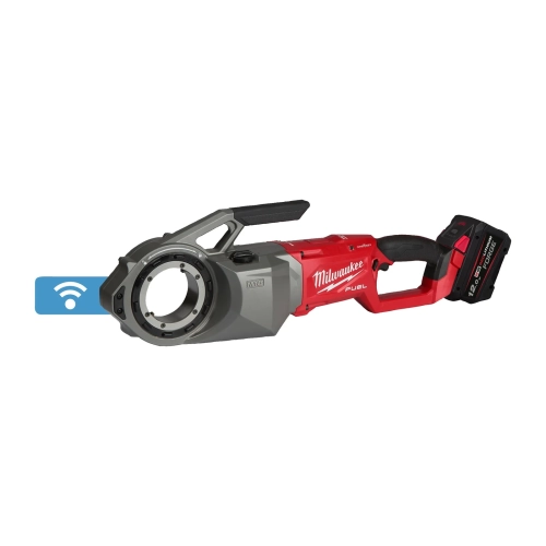 M18 FPT2-121C gwintownica akumulatorowa do rur ⅛–2″ FUEL™, 2 biegi, ONE-KEY™, akumulator 12,0 Ah, ładowarka, walizka Milwaukee – widok 2