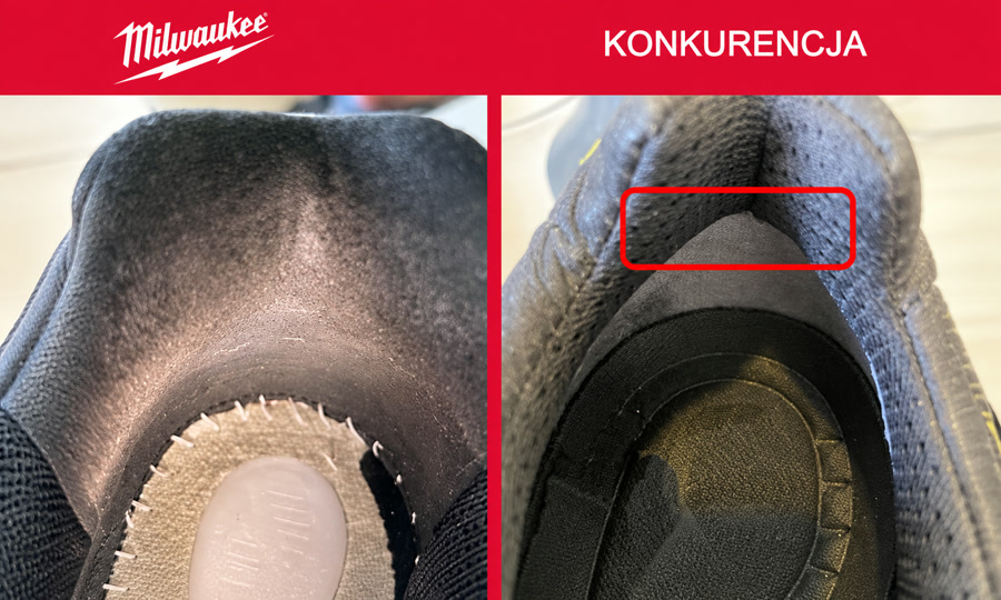 Bezszwowe wzmocnienie z mikrofibry, porównanie z konkurencją