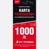 Karta podarunkowa Milwaukee 1000 zł – edycja świąteczna – przód