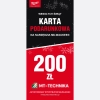 Karta podarunkowa Milwaukee 200 zł – edycja świąteczna – przód