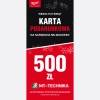 Karta podarunkowa Milwaukee 500 zł – edycja świąteczna – przód