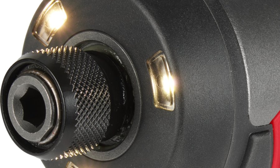 Uchwyt 1/4" HEX z potrójną LED