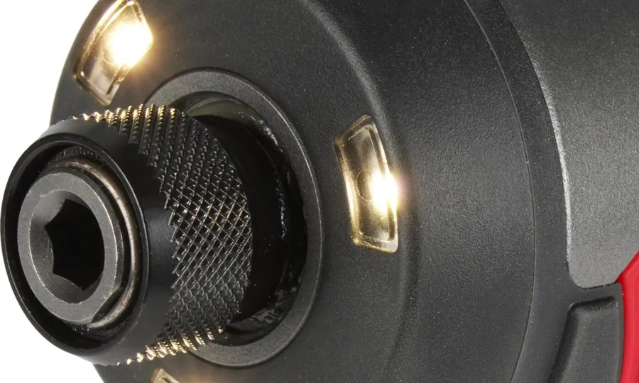 Uchwyt 1/4" HEX z potrójną LED