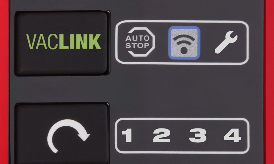 Panel: VACLINK&trade;, AUTOSTOP&trade;, ONE-KEY&trade;, 4 prędkości
