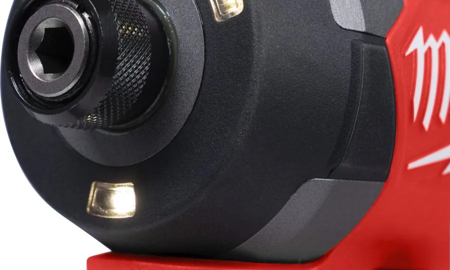 Uchwyt 1/4" HEX i potrójna LED