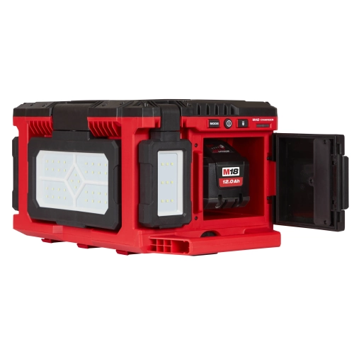 M18 POALC-0 lampa strefowa PACKOUT™ z ładowarką 3000 lm Milwaukee 4933478120