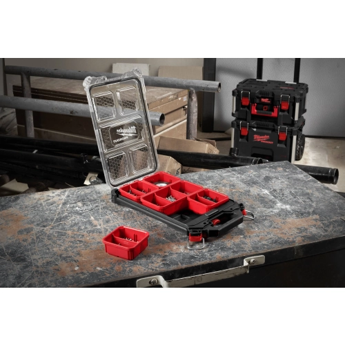 Organizer Milwaukee PACKOUT SLIM średni – widok 3