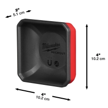 Pojemnik magnetyczny Milwaukee PACKOUT 10 × 10 cm – widok 2