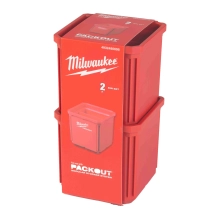 Pojemnik Milwaukee PACKOUT 10 × 10 cm z tacką (2 szt.) – widok 2