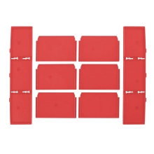 Przegródki do skrzyni Milwaukee PACKOUT z 3 szufladami (8 szt.) – Komplet do skrzyni z 3 szufladami