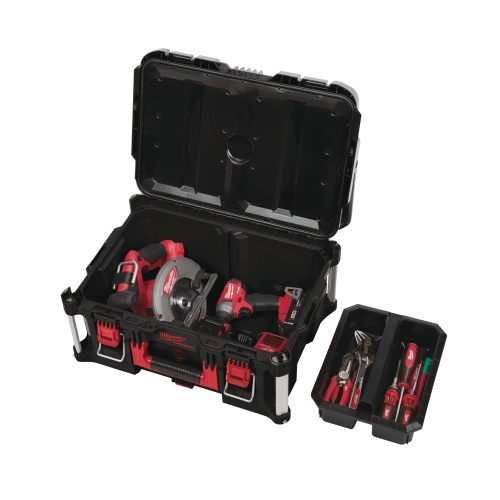 Skrzynia Milwaukee PACKOUT 2 – skrzynka narzędziowa IP65 – widok 2