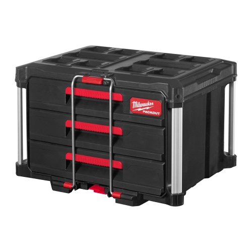 Skrzynia Milwaukee PACKOUT z 3 szufladami