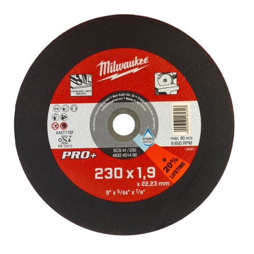 Tarcza do metalu Milwaukee pro+ fi 230x1,9 mm