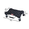 Wózek Milwaukee PACKOUT płaski na kołach 113 kg – Wymiary wózka